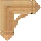Ekena Millwork Merced Arts & Crafts Rough Sawn Bracket, Western Red Cedar, 6"W x 18"D x 18"H BKT06X18X18MRC03RWR - alternate 2